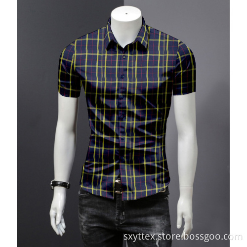 100%Cotton Check Fabric For Shirt And Dress